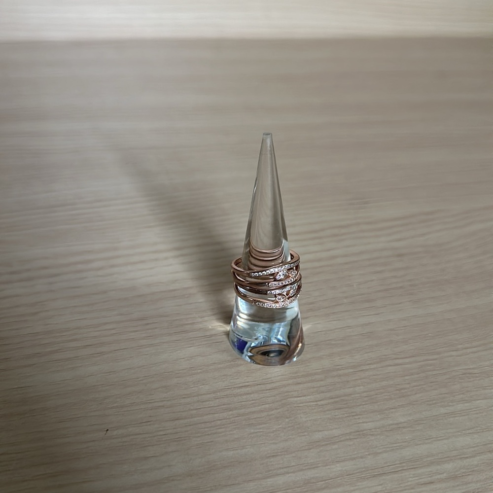 Express Rose Gold Stackable Rings 8 - image 2